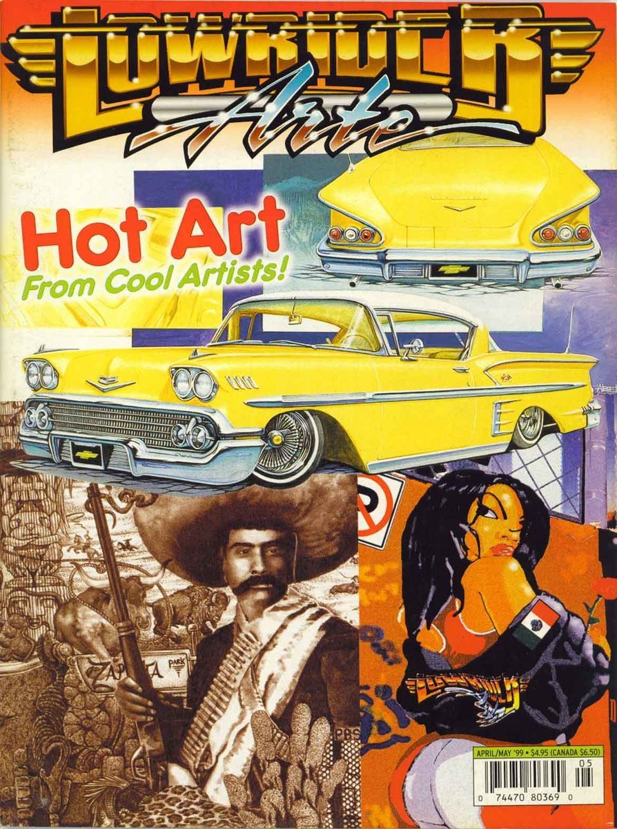 LOWRIDER ARTE MAGAZINE 1999 APRIL MAY FIRME CHICANO BARRIO TATTOO ARTE 