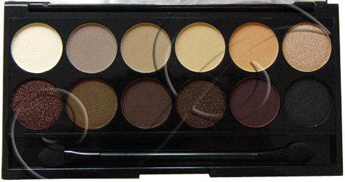 Sleek I Divine AU Naturel Mineral Based Dark Colours Eyeshadow Palette 