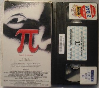 pi vhs faith in chaos darren aronofsky