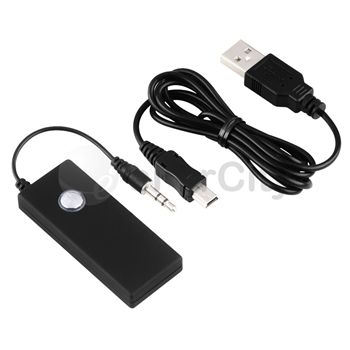 5mm Stereo Audio Bluetooth Transmitter w/ Cable For Apple iPod Touch 