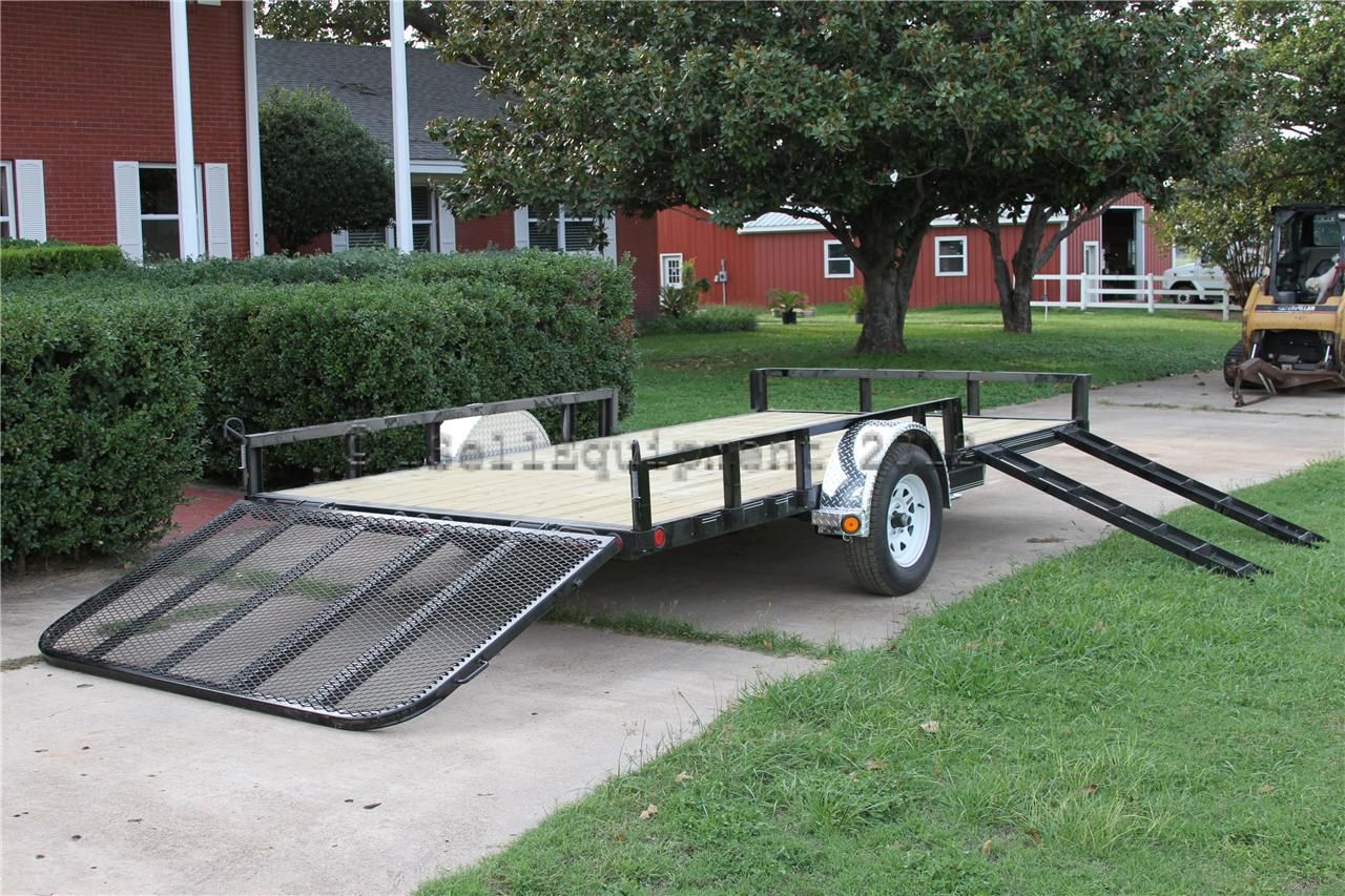   Trailer Rear and Side Load for ATVs and Side By Side Utility Vehicles