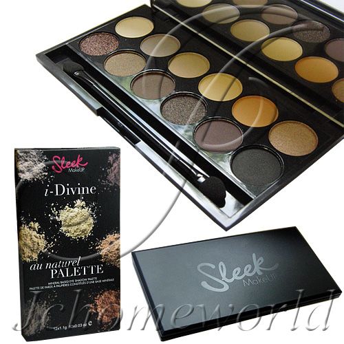 Sleek I Divine AU Naturel Mineral Based Dark Colours Eyeshadow Palette 