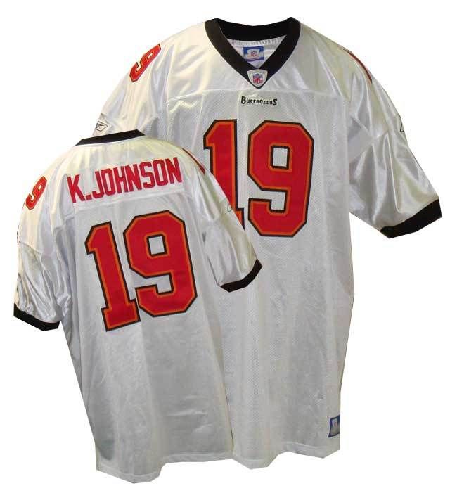 Buccaneers Keyshawn Johnson Authentic Wht Jersey 54 2X