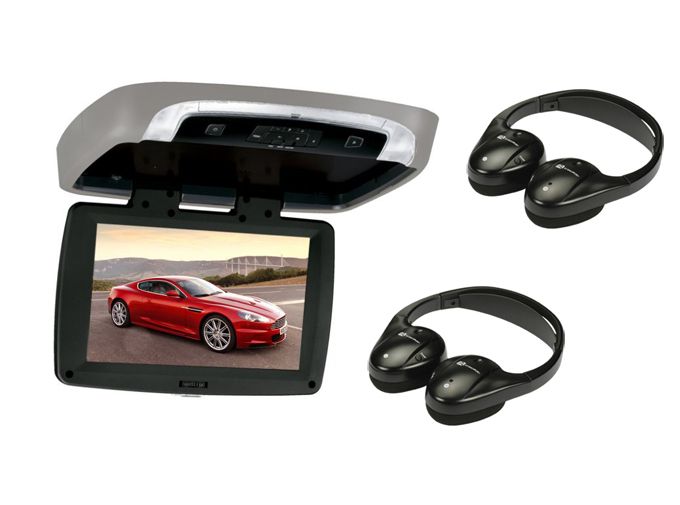 Audiovox MMD11A 11 TV Car Monitor DVD Player 2 Wireless Stereo 