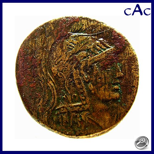 CAC Pontos Amisos AE28 Head of Athena Perseus Medusa CA 85 65