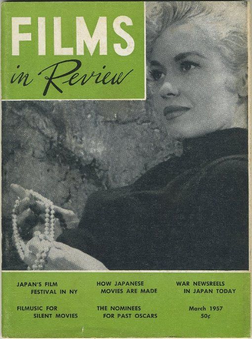 Films in Review Mar 1957 Barbara Laage Japanese Films