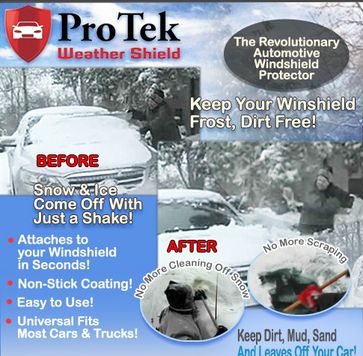 Protek Windshield Snow Cover as Seen on TV