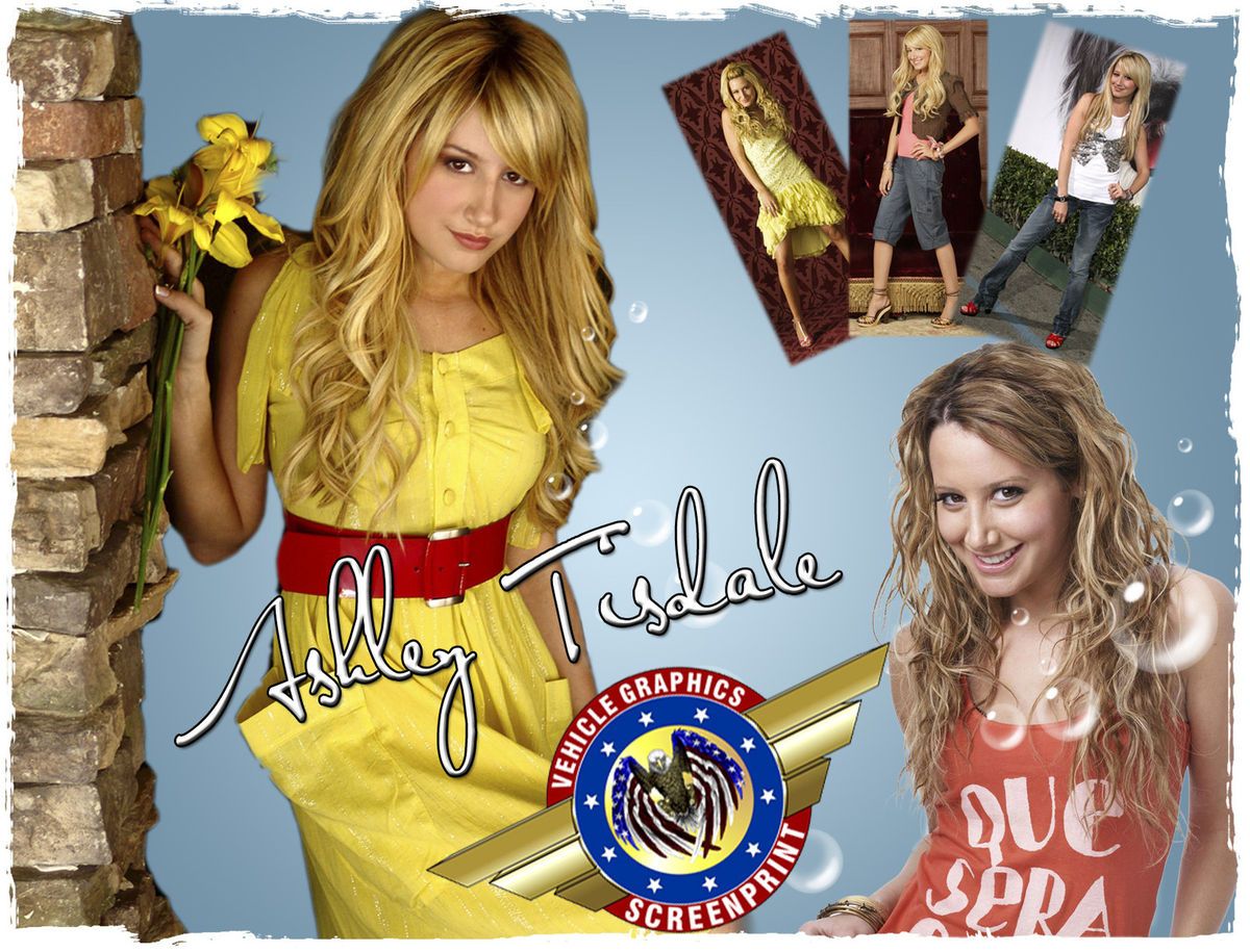 Ashley Tisdale Rock Star Personalized T Shirts