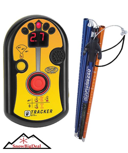 BCA Tracker DTS Avalanche Beacon Digital avy Transceiver Snow Probe 