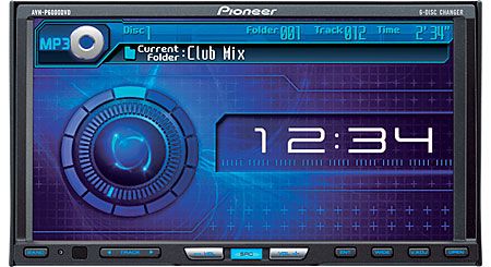 New Pioneer AVH P6000 DVD 2 DIN DVD Multimedia Receiver