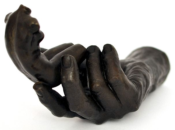 Auguste Rodin Hommage Bronze Sculpture The Hand of God