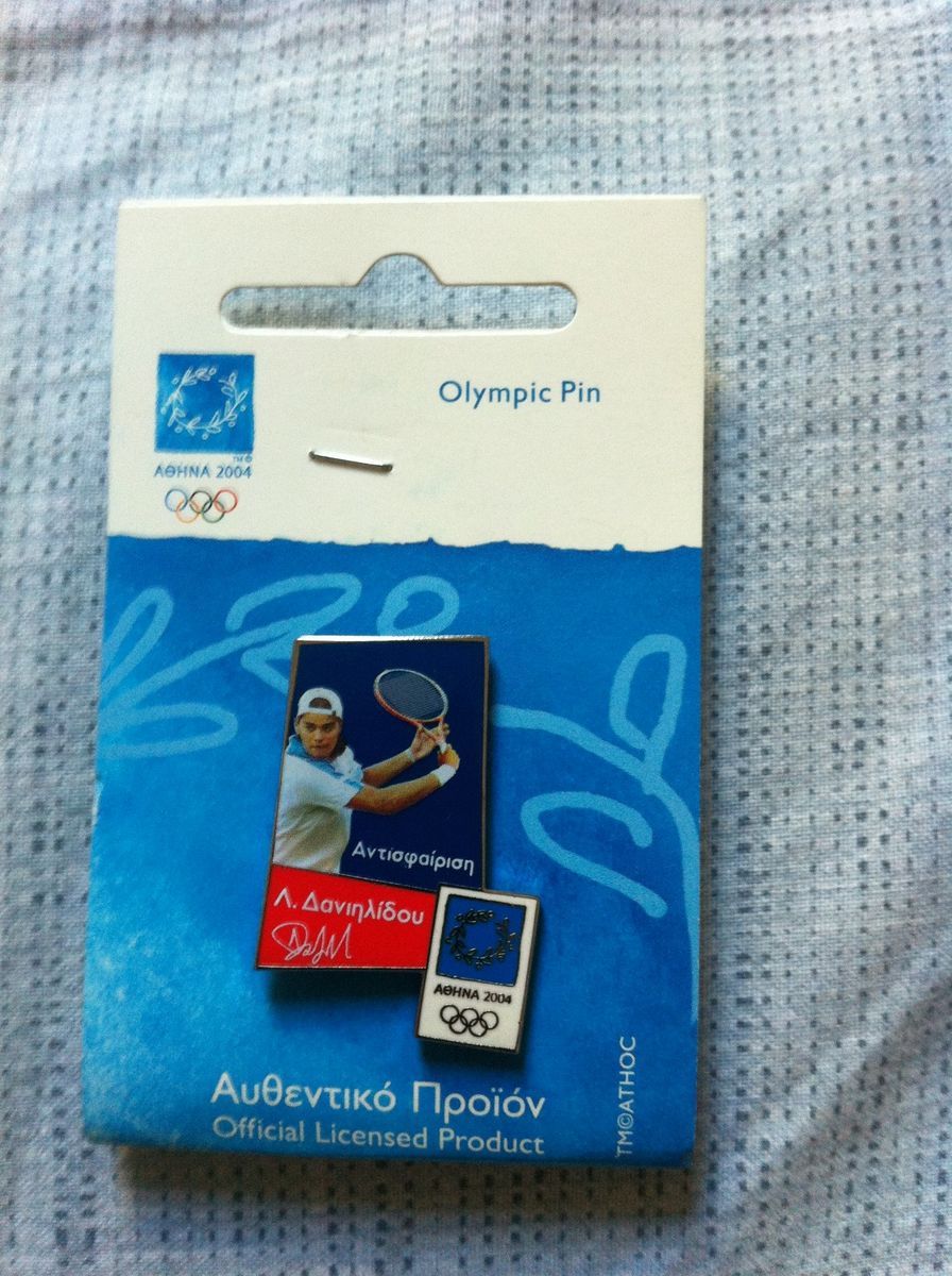 Athens 2004 Pin 3500 Pieces Tennis Lena Daniilidou