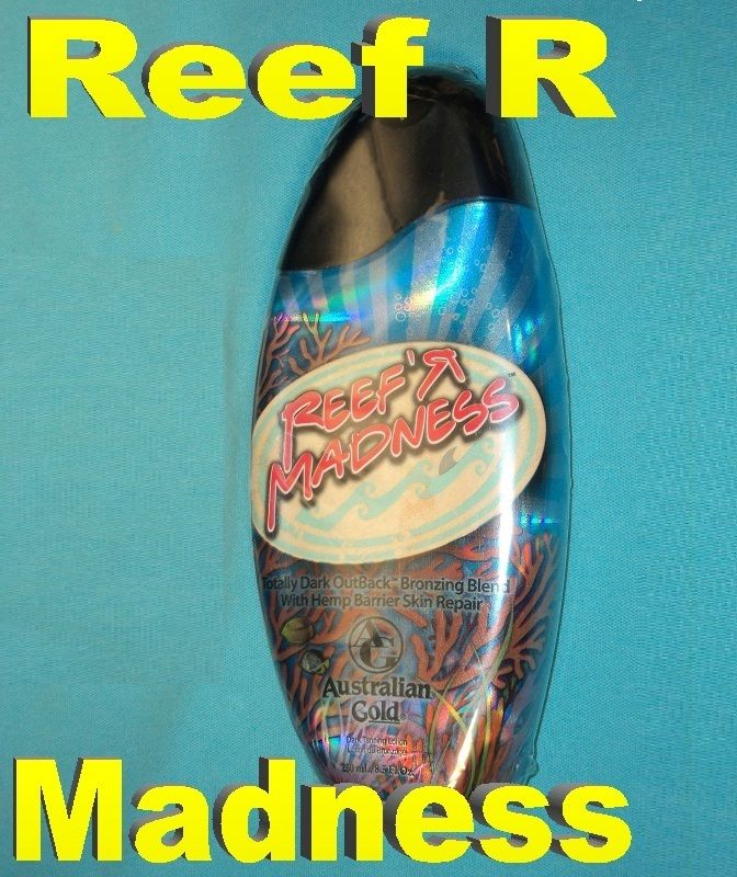 Australian Gold ReefR Madness Tanning Lotion Bronzer 054402270417 