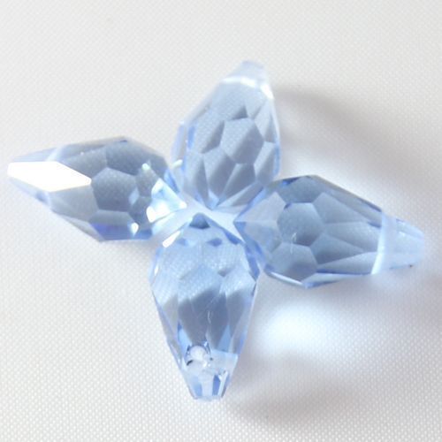 New products 8 14mm Austrian glass crystal teardrop beads 20pcs Light 