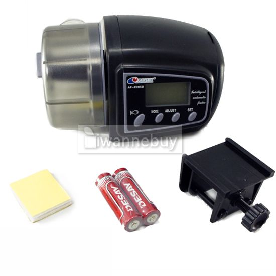 automatic auto aquarium tank fish food feeder feeding timer