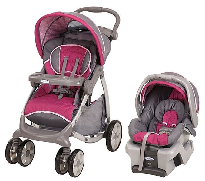 Graco Baby Stylus Travel System Stroller w SnugRide 30 Infant Car Seat 