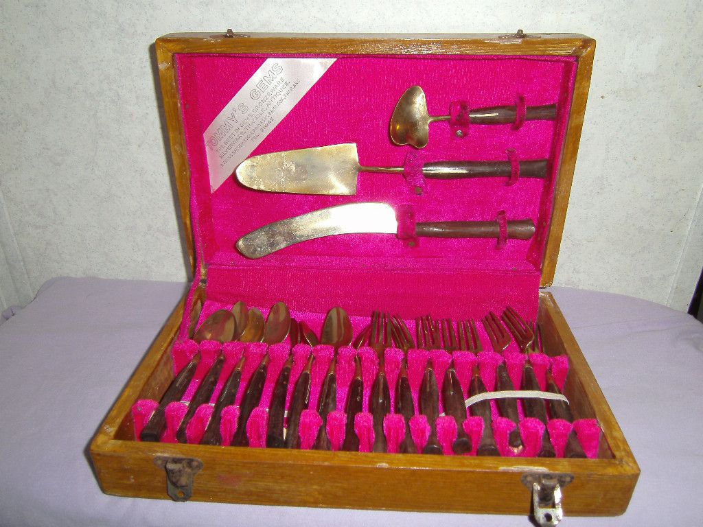 Vintage Tommys Gems 19 Piece Flatware Set From Bangkok Thailand