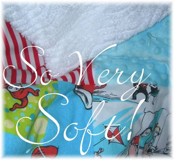 Dr Seuss Cat in Hat Chenille Baby Suess Crib Bedding