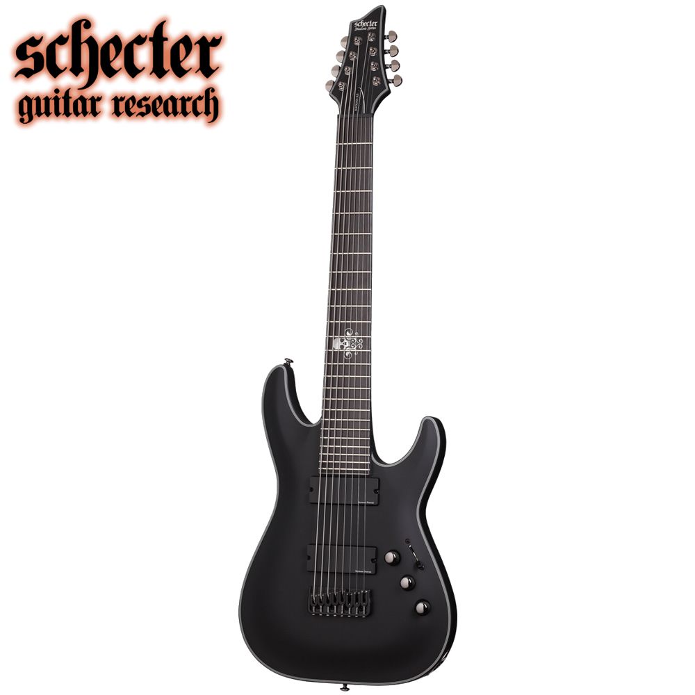 Schecter Blackjack SLS C 8 EX Active Satin Black SBK C8 EX A