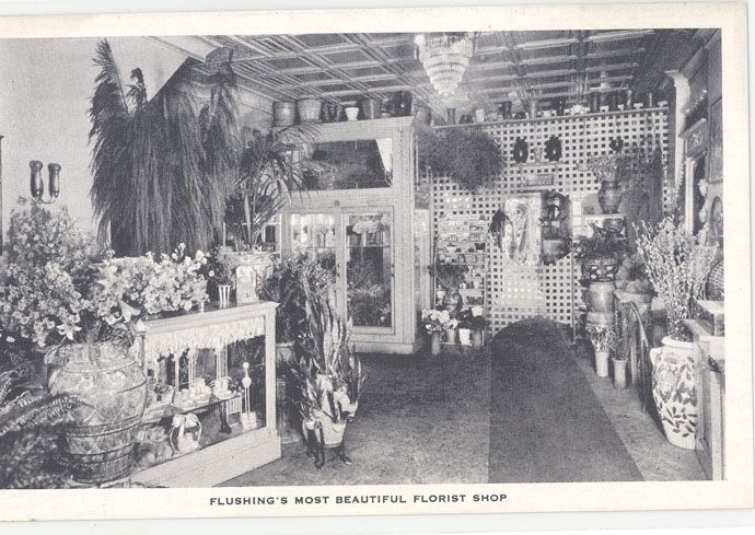 NY Flushing Long Island Baier Lustgarten Florist M37742