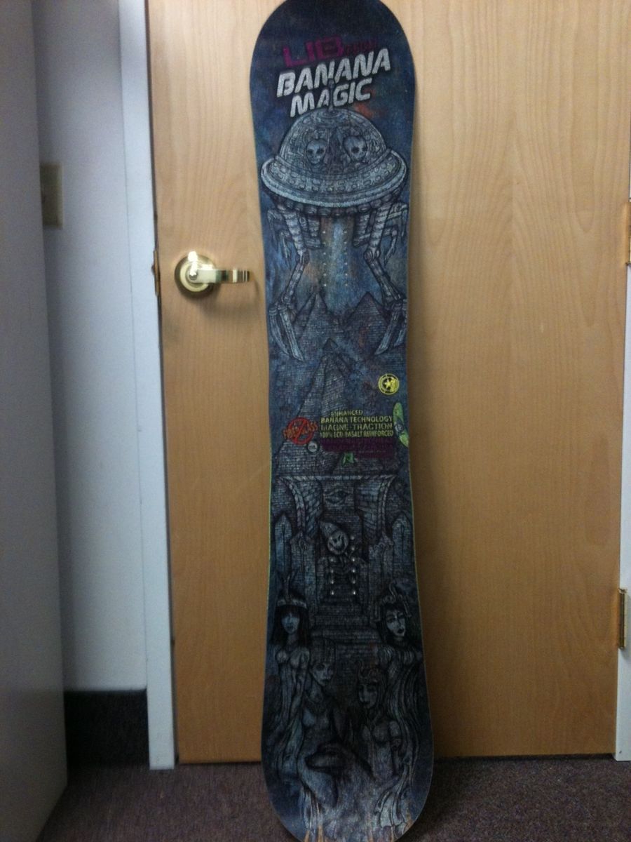 2012 LIB TECH BANANA MAGIC BTX HP SNOWBOARD 158W 158CM 158 WIDE