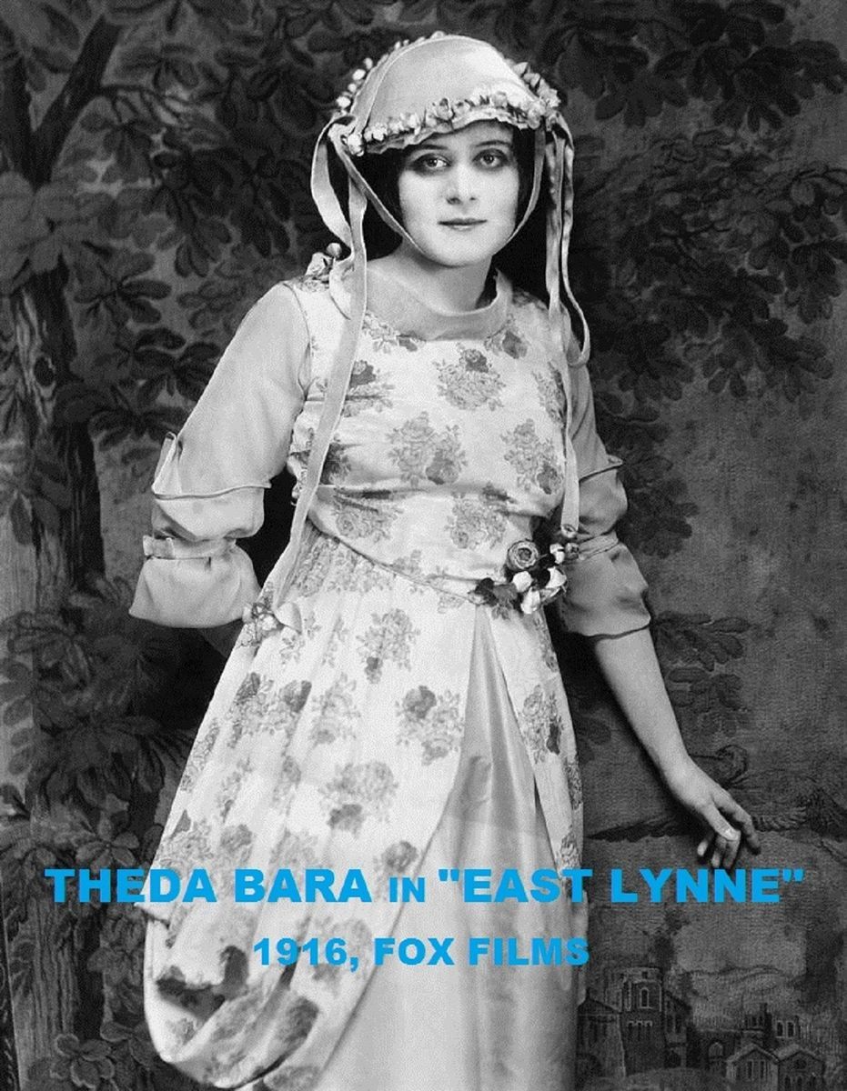 Theda Bara in East Lynne 1916 Extremely RARE DVD R Screening Copy 