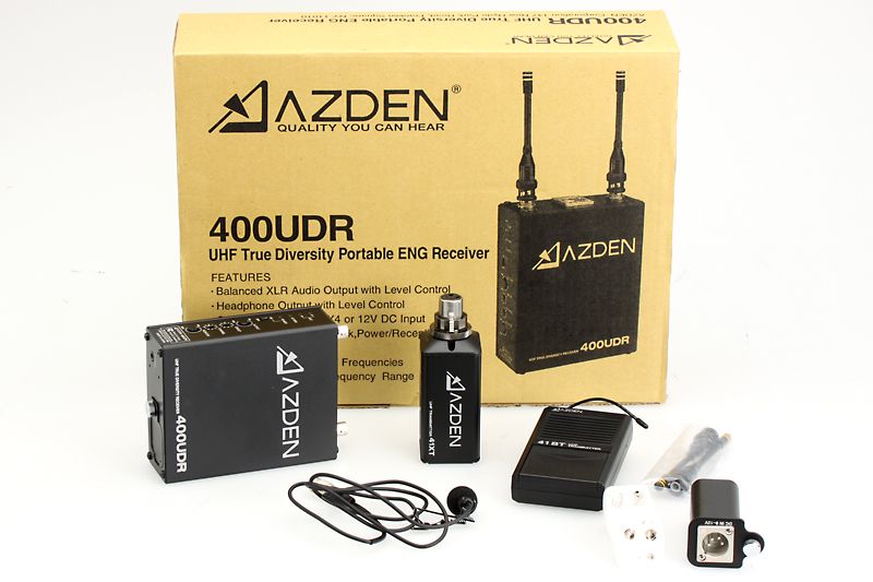 Azden 400UDR 41BT EX503H UHF Receiver and Transmitter Kit Lavalier 