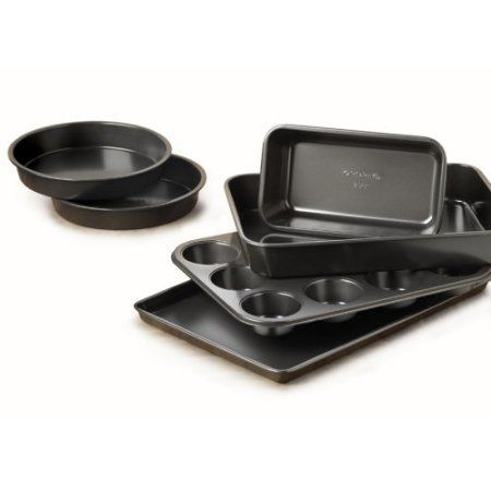 New Calphalon Nonstick 6 Piece Bakeware Set Baking CakePan Cookie 