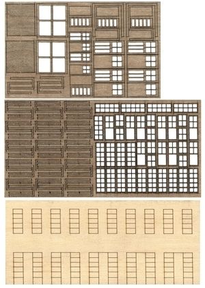 Bar Mills O 0034 The 1 Kit Laser Cut Modular Structure Kit for O Scale 