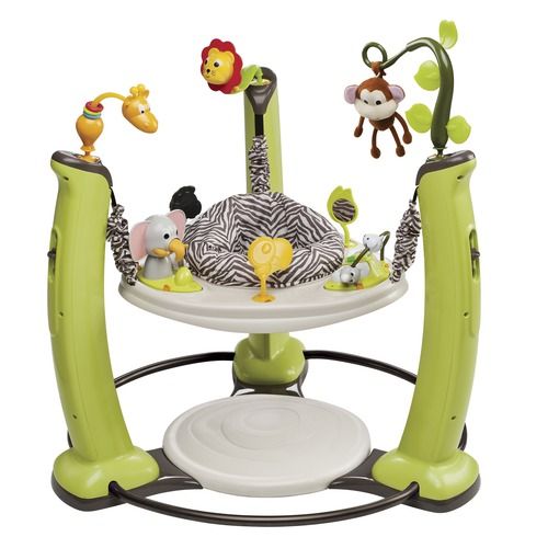 Evenflo Exersaucer® Jump Learn Stationary Jumper Jungle Quest Brand 