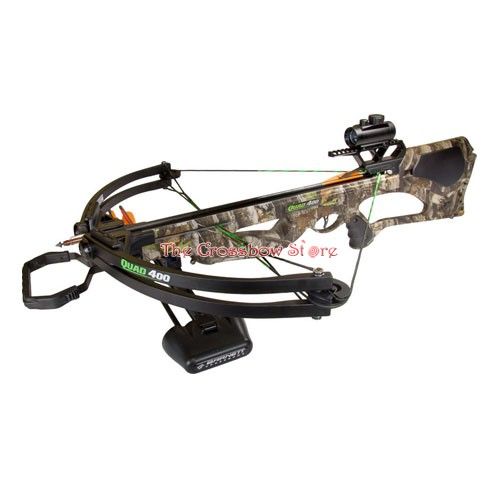 Barnett Quad 400 AVI Crossbow Package   Premium Red Dot Sight