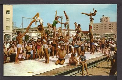 Mint 1950s Muscle Beach Bodies at Santa Monica California