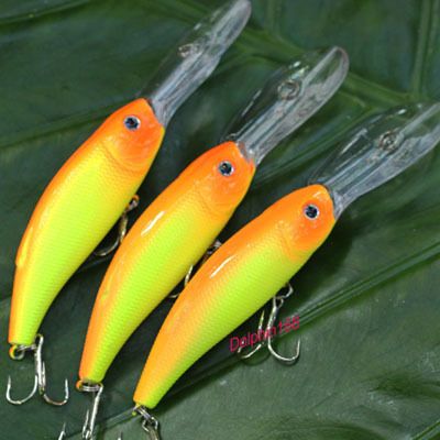 3pcs RATTLING Deep Diver Fishing Lures Bait Tackle Hooks 145