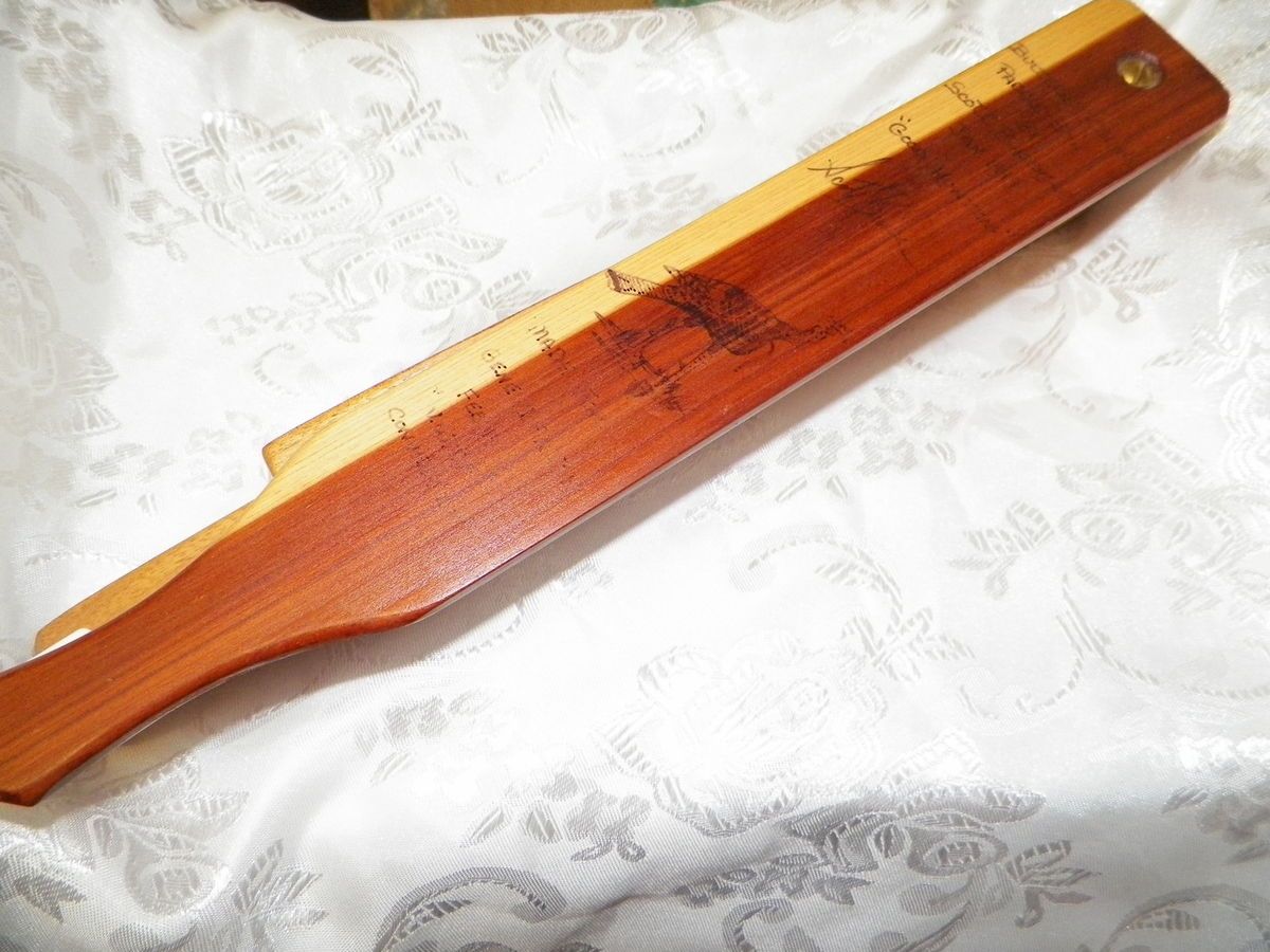 1999 Butternut Cedar Paddle Box Turkey Call made & signed by Scott 