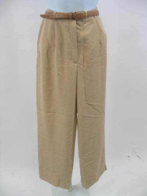 NWT BASLER Tan Belted Capri Crop Pants SZ 36 $260