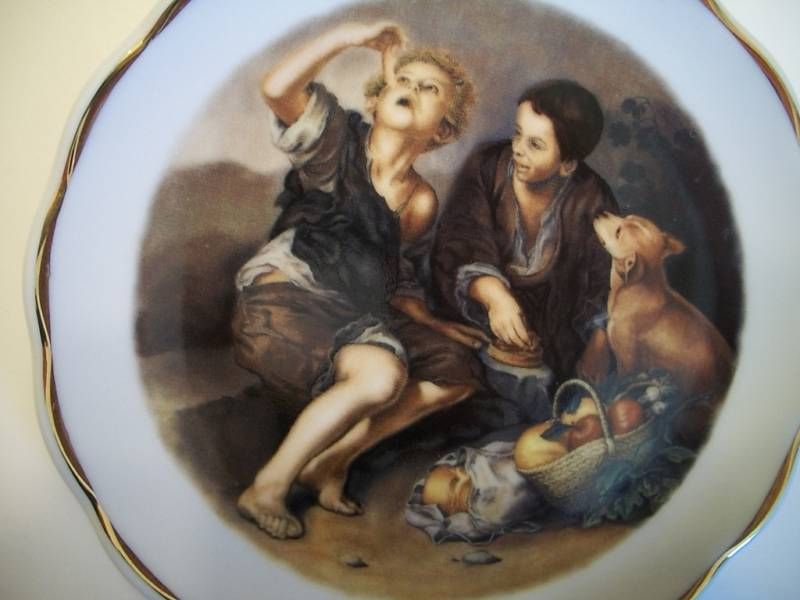 bartolome esteban murillo children eating a pie plate