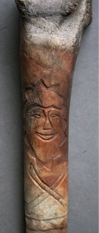 OLD AUTHENTIC CASSOWARY BONE DAGGER   PRINCE ALEXANDER MOUNTAINS