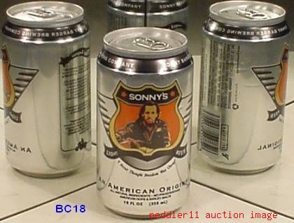 Sonny Barger Light Beer A A Can The Legend Huber Monroe Wisconsin BC18 