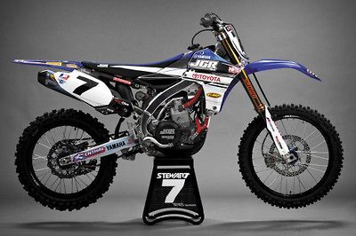   2012 JGR Team Graphics Kit Yamaha YZ250F/YZ450F 2009 2008 2007 2006 wh