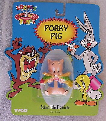 Looney Tunes Porky Pig Collectible Figure MIP TYCO 1994 Figurine