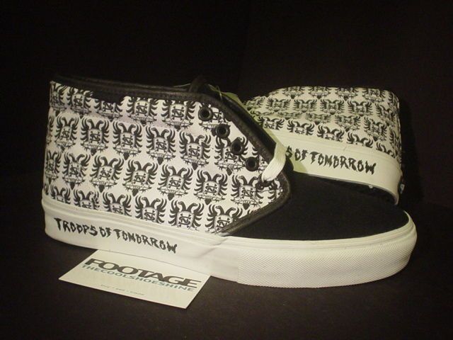 2007 Vans Chukka SUPREME NEIGHBORHOOD NBHD TROOPS OF TOMORROW BLACK 