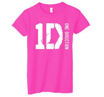 NEW womens 1D One Direction tee girls t shirt directioner sizes XS 3X 