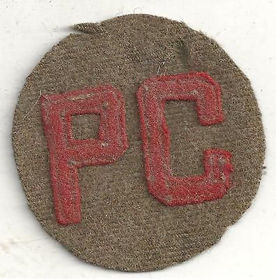 WW I PHILIPPINE CONSTABULARY PRIVATE FIRST CLASS RED ON OD WOOL 