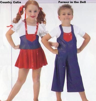 25.00 Sale FARMER IN THE DELL Boys Version Dance Costume Adult Small