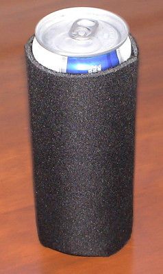 michelob ultra koozie slim can cooler black new time left