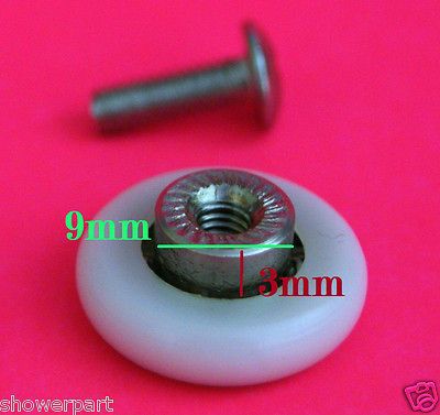 shower door rollers runner s wheels 19mm diameter