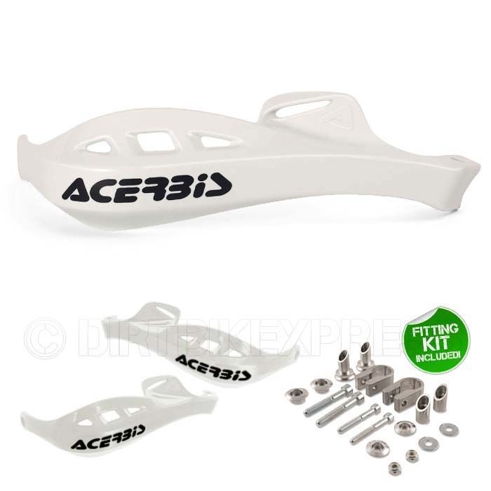 ACERBIS RALLY PROFILE MOTOCROSS ENDURO HONDA HANDGUARDS WHITE XR 250 