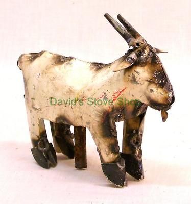 metal yard garden folk art mini goat sculpture migoat time