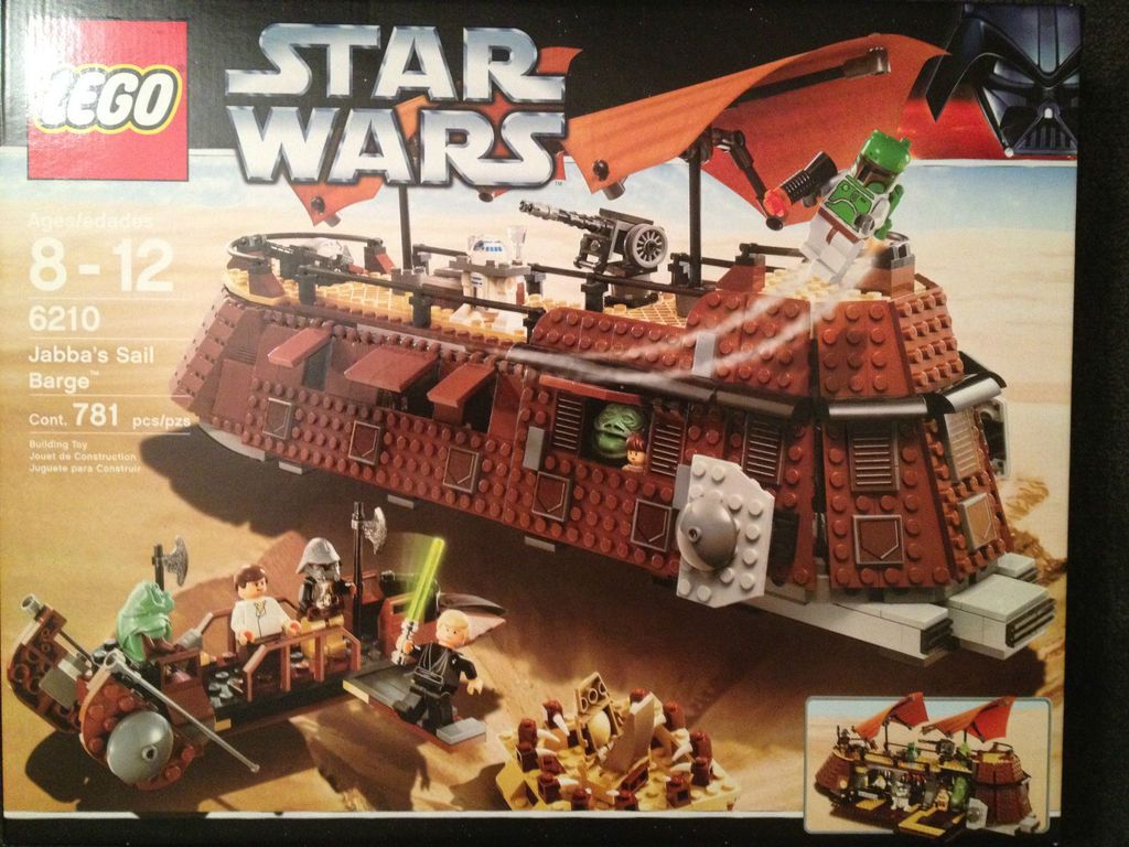 lego star wars jabba s sail barge 6210 brand new