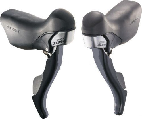 Shimano ST 5703 5703 105 3 x 10 Speed Triple STI Lever Set Black